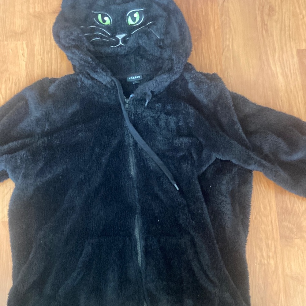 7. A cute cat hoodie from torrid and I love how is for Halloween custom its kids